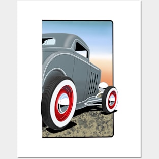 Art Deco Deuce Coupe Posters and Art